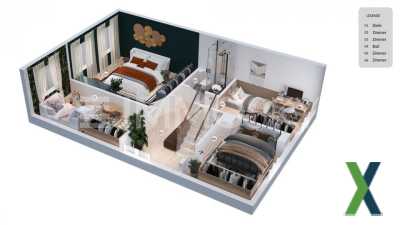 Foto 6 Zimmer Wohnung auf 2 Ebenen mit Dachterrasse