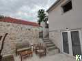 Foto ZADAR, PRIVLAKA - Steinhaus mit kleinerem Haus/Studio