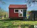 Foto tinyhouse isoliert mit Ofen 2*5m