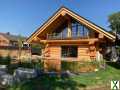 Foto Naturstammhaus Blockhaus Massivhaus Holzhaus