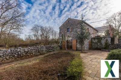 Foto INSEL KRK, Gebiet Malinska - Renoviertes einheimisches Steinhaus mit Meerblick