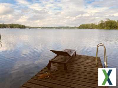 Foto Ferienhaus Bestandsgebäude direkt am Scharmützelsee in Bad Saarow, großes Baugrundstück, Bootssteg