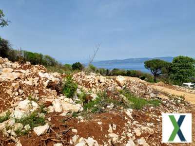 Foto ISTRIEN, RABAC - Grundstück mit Meerblick und Baugenehmigung