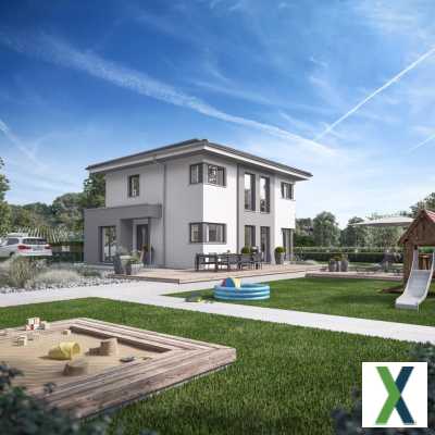 Foto Einfamilienhaus mit Effizienzstufe und PV-Anlage inkl. Grundstück
