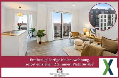 Foto Erstbezug! Fertige Neubauwohnung sofort einziehen. 4 Zimmer, Platz für alle!