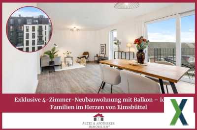 Foto Exklusive 4-Zimmer-Neubauwohnung mit Balkon  Ideal für Familien im Herzen von Eimsbüttel