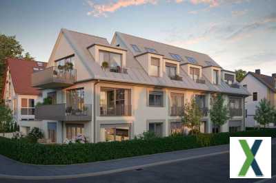 Foto Neubau: Lichtdurchflutete, familiengerechte 3-Zimmer-Wohnung mit großem Südbalkon