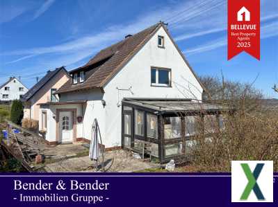 Foto Renovierungsbedürftiges Einfamilienhaus mit Wintergarten in Ortsrandlage zw. Hamm und Wissen!