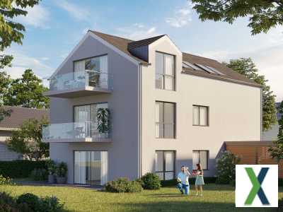 Foto Aystetten - Traumhafte barrierefreie Neubau-Erdgeschosswohnung mit 3 Zimmern und Garage in Aystetten