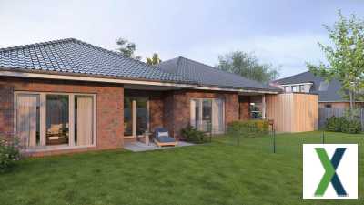 Foto Moderne Doppelbungalowhälfte im ruhigen Apen