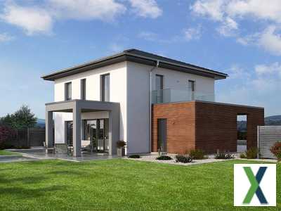 Foto Stadthaus mit Carport: Stilvolles Wohnen und individuelle Gestaltung