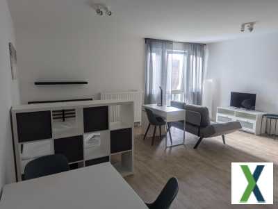 Foto Neuwertig & möbliert: 1-Zi.-Wohnung mit EBK & TG-Stellplatz in Neudietendorf